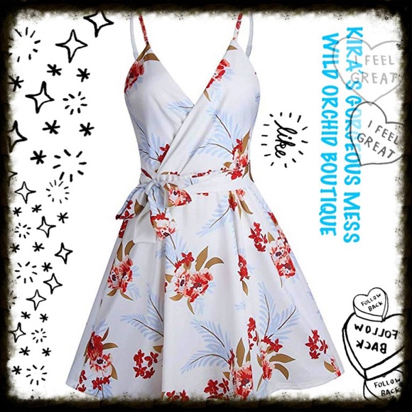 🍭BNWT SWING SPAGHETTI STRAP DRESS BLACK/WHITE🍭 - Picture 7 of 8